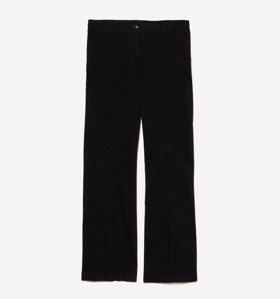 Calças flare fit pretas - calças flare para mulher - Preto | Sisley image number 5